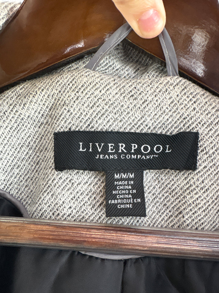 Women’s Liverpool Medium Whiteish Gray Peacoat