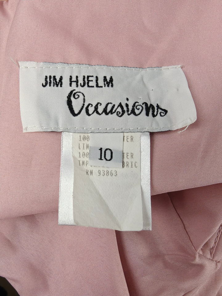 Women’s Jim Hjelm Occasions Formal Maxi Dress Pink Size 10