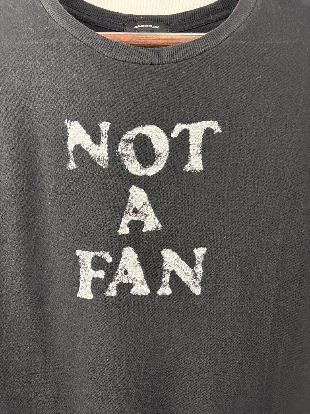 Women’s R13 Medium Black “Not A Fan” Graphic T-Shirt
