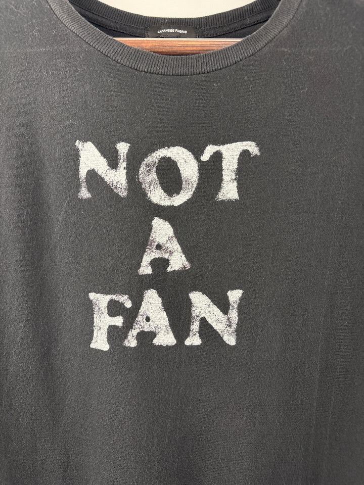 Women’s R13 Medium Black “Not A Fan” Graphic T-Shirt