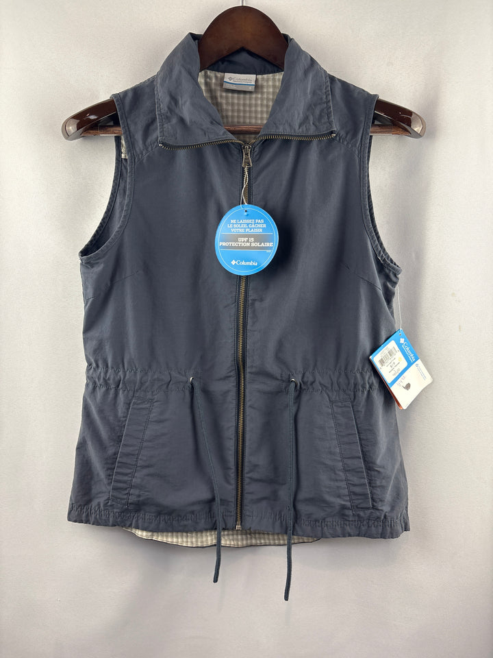 Women’s Columbia Small Charcoal Gray Vest