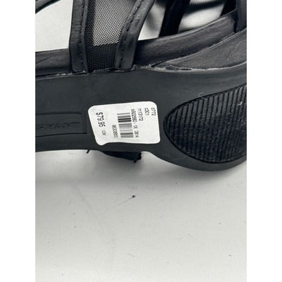 Lane Bryant Women’s Black Strappy Sheer High Heels Size 10W – Party Sandals