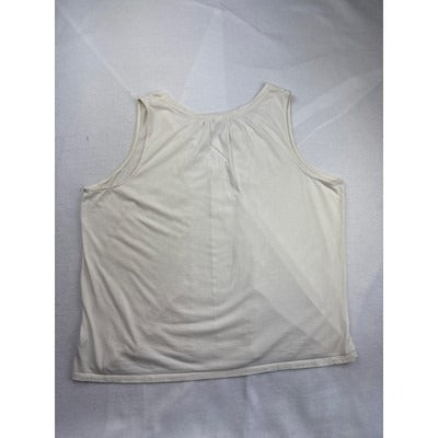 Old Navy Womens Sleeveless Top XXL Ivory - Timeless Comfort & Style