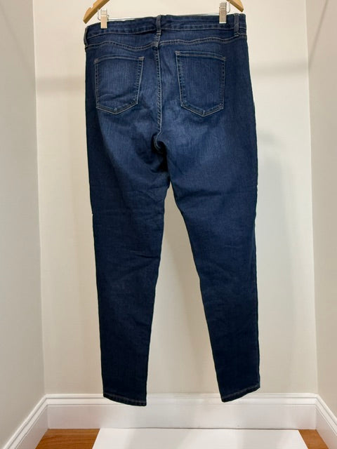 Nine West Super Skinny Jeans (Darker Wash, Stretch, 29” Inseam) Sz14