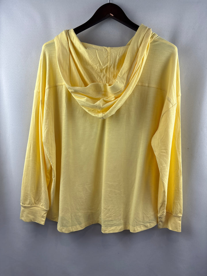Women’s Belle Lim Gravel XL Butter Yellow Hoodie