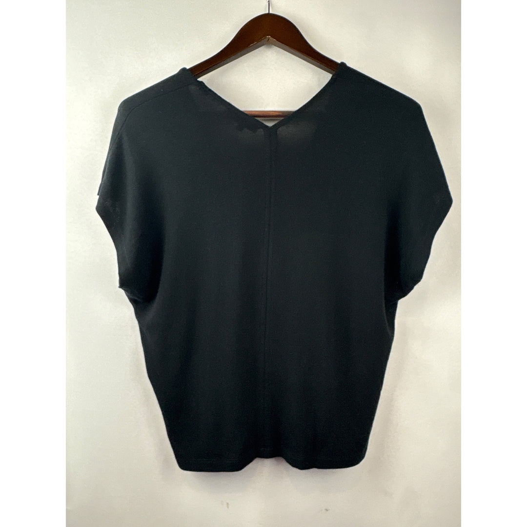Women’s Vince. XS Black Short Sleeve Blouse