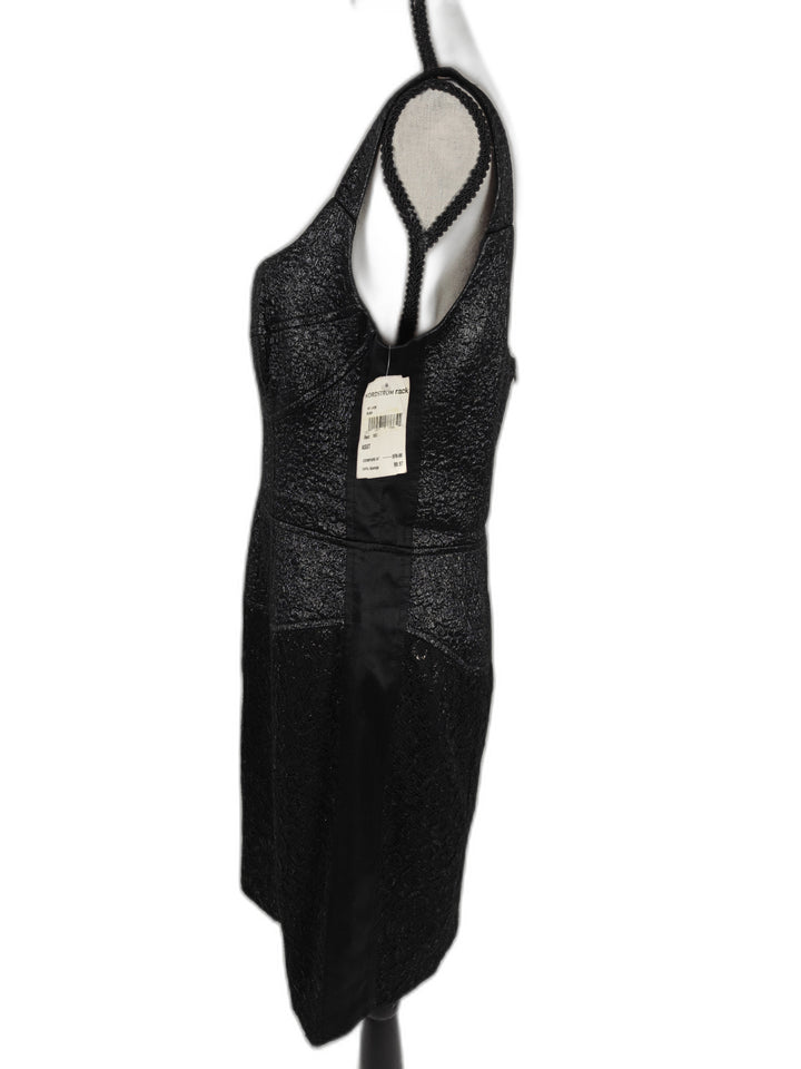 Womens Nanette Lepore Sheath Dress Black Size 6
