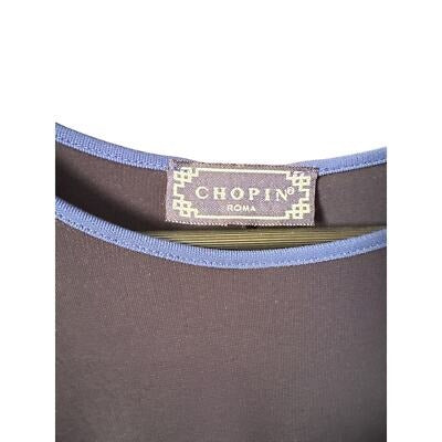 Chopin Navy Blue Large Blouse Made in Italy