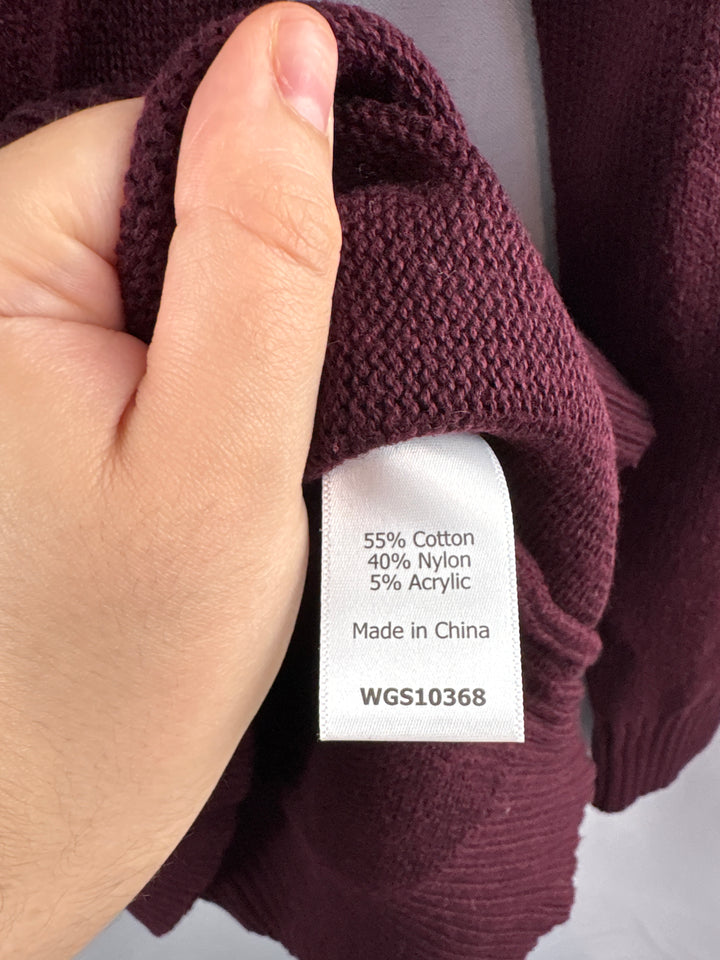 Women’s Market &amp; Spruce Small Burgundy Pullover Sweater