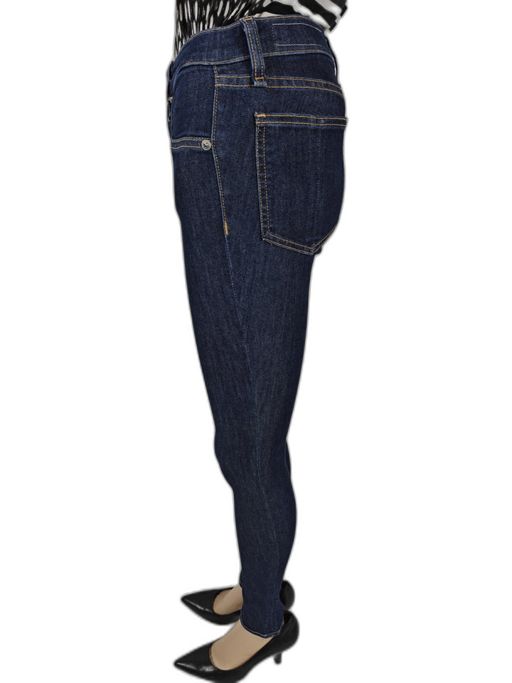 Womens Rag &amp; Bone Skinny Jeans Dark Wash Size 24