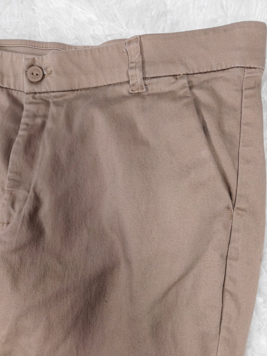 Men Lee Chino Pants Tan 34x32