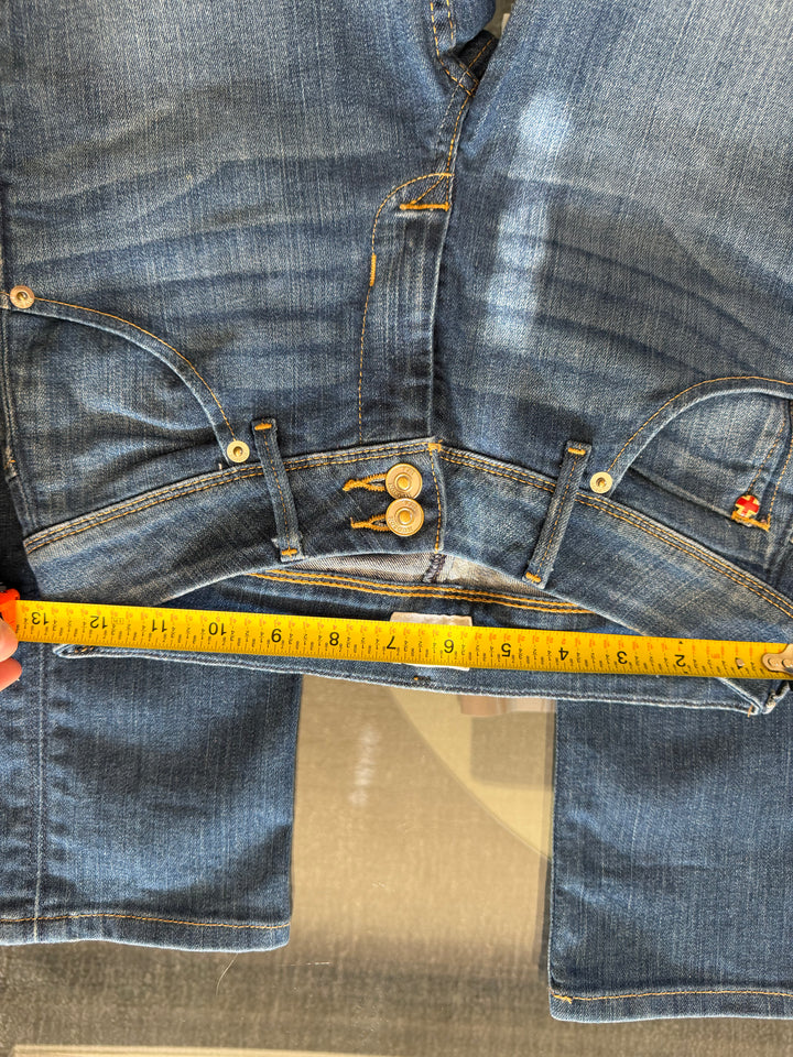 Hudson Jeans Low Rise Skinny Flap Pocket Jeans Y2K