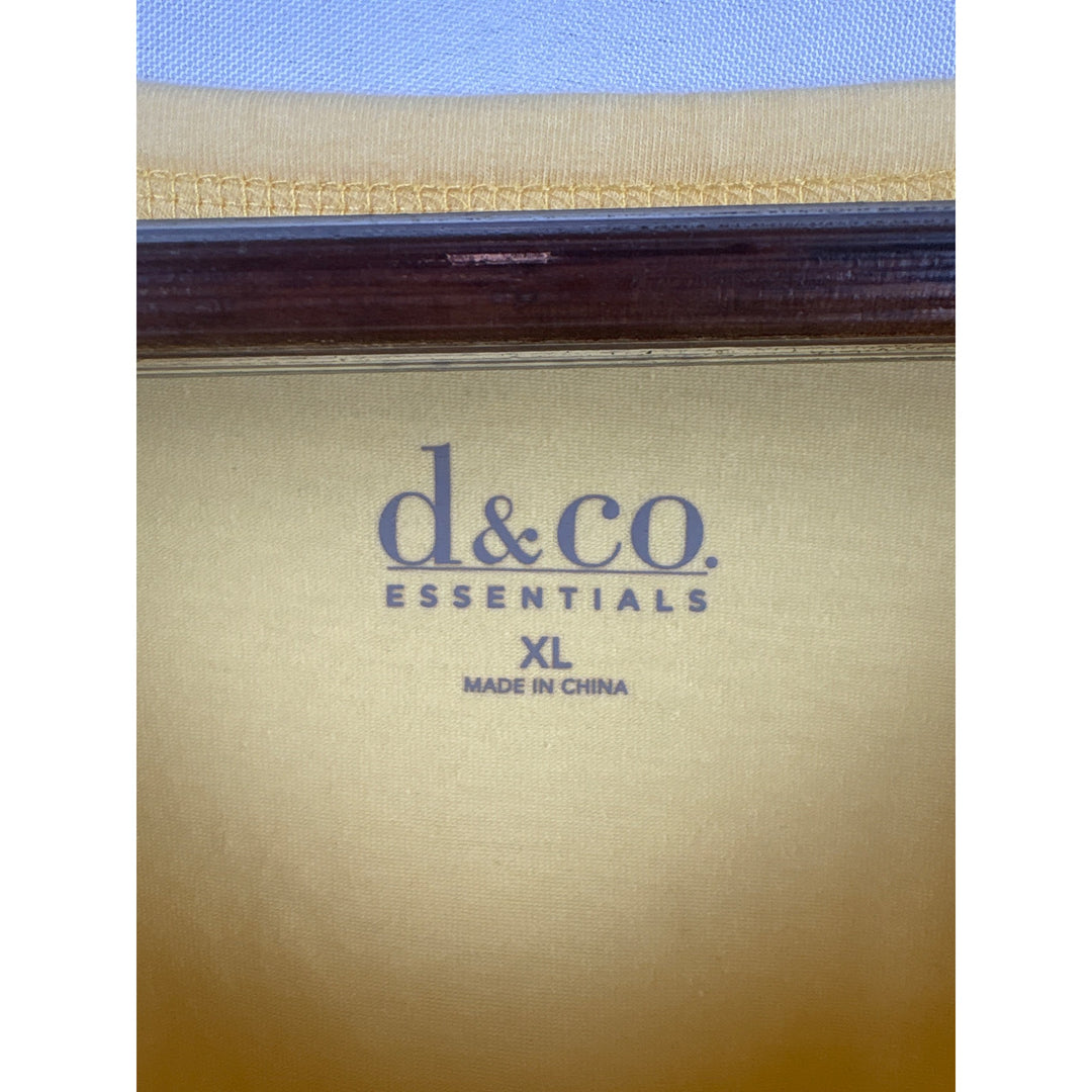 Women’s D&Co XL Yellow Long Sleeve Shirt