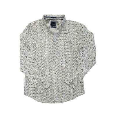 Denim & Flower Ricky Singh Mens Floral Print Button-Up Shirt M