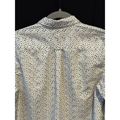 Denim & Flower Ricky Singh Mens Floral Print Button-Up Shirt M