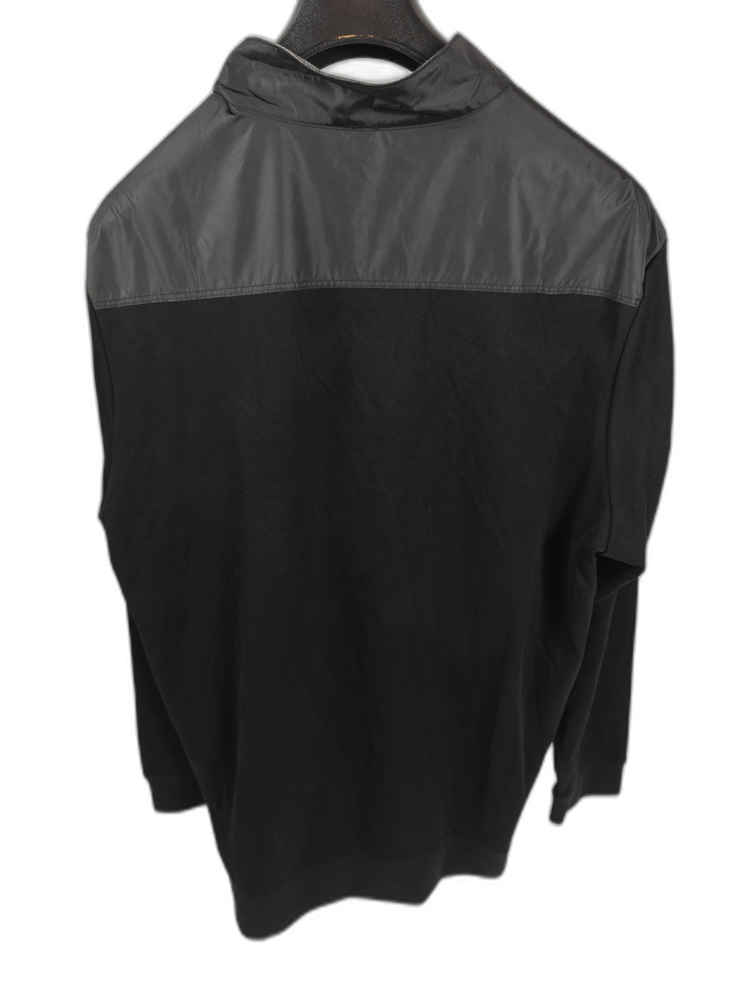 Mens Hugo Boss B-Sidney Quarter Zip Pullover Black 3XL