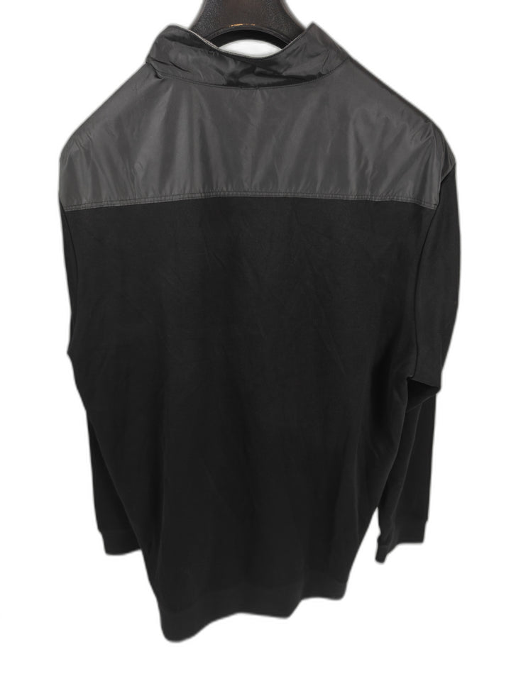 Mens Hugo Boss B-Sidney Quarter Zip Pullover Black 3XL