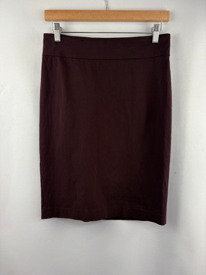 Women’s Mario Serrani Small Burgundy Pencil Skirt
