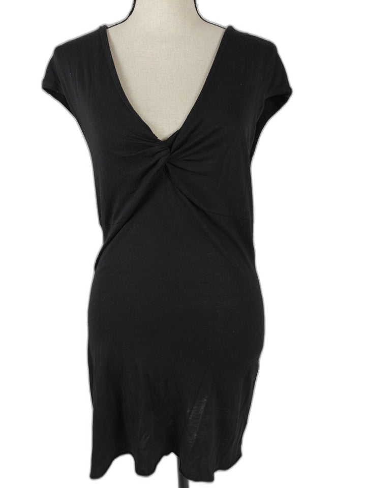 Women’s China Doll Twist Front Mini Dress Black Size L