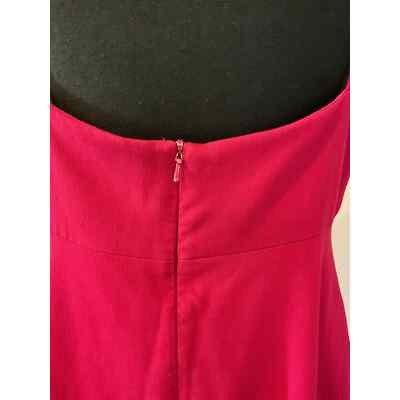 Black Halo Fuchsia Pink Mini Empire Dress Size 8