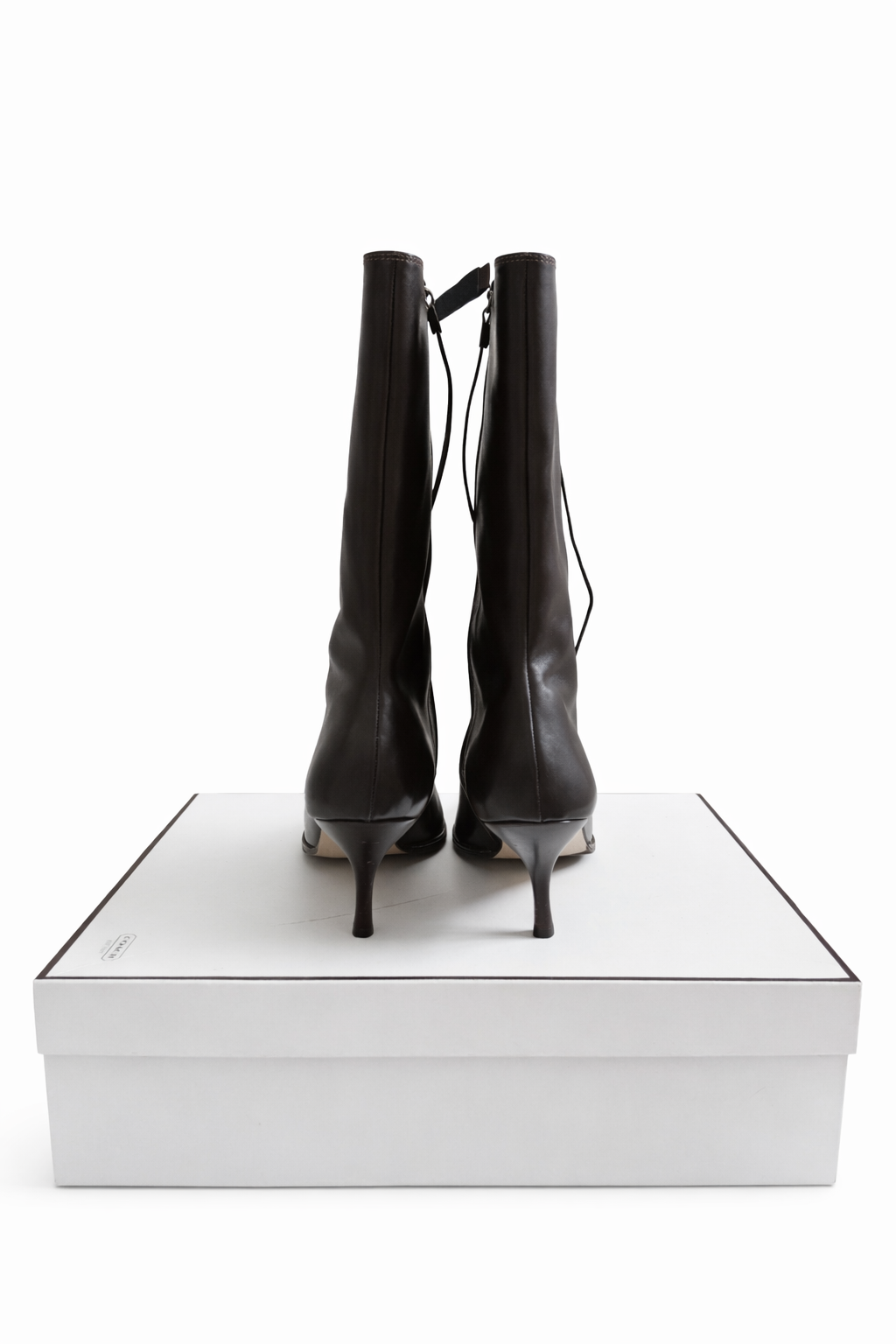 Women's Coach Sammi Calf Leather Boots 9.5 Medium width