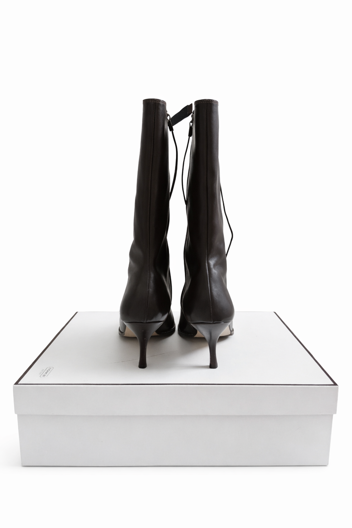 Women's Coach Sammi Calf Leather Boots 9.5 Medium width