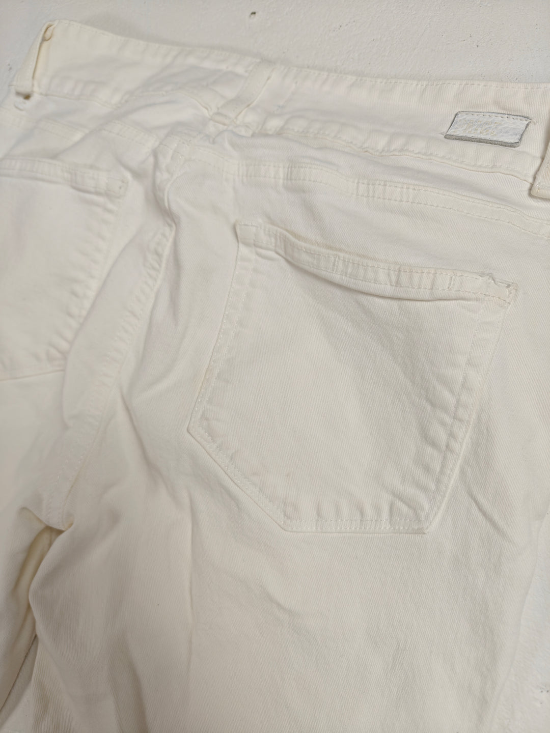 Women PAIGE Straight Leg Jeans White Size 31