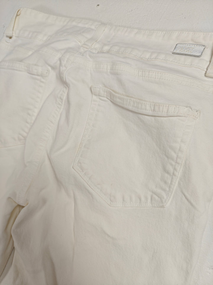 Women PAIGE Straight Leg Jeans White Size 31