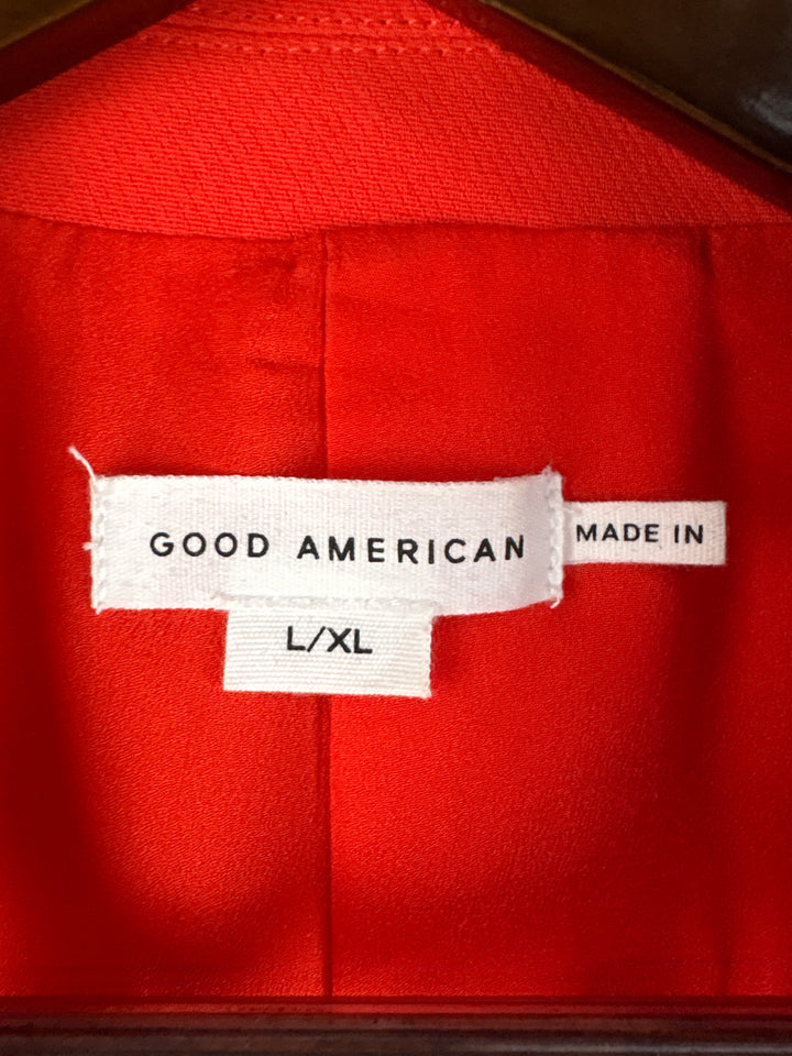 Women’s Good American L/XL Bright Orange Blazer