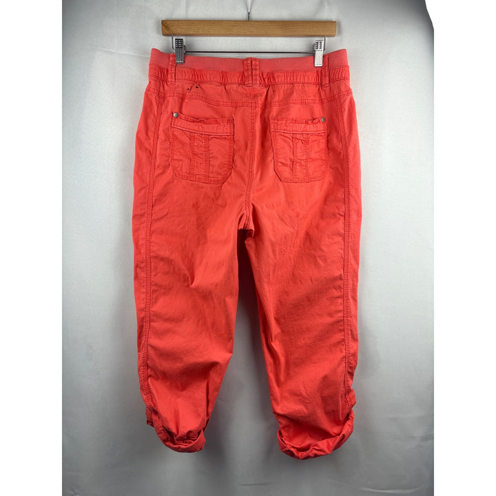 Lane Bryant Womens Size 14 Capri Pants In Coral