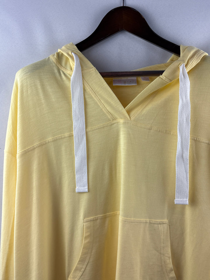 Women’s Belle Lim Gravel XL Butter Yellow Hoodie
