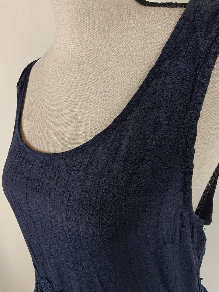 Women Blu Pepper Dress Navy Blue Size M