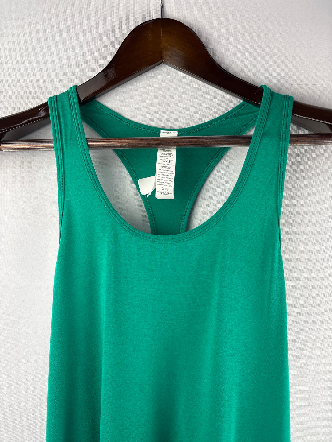 Women’s alo Medium Green Racerback Sports Tank