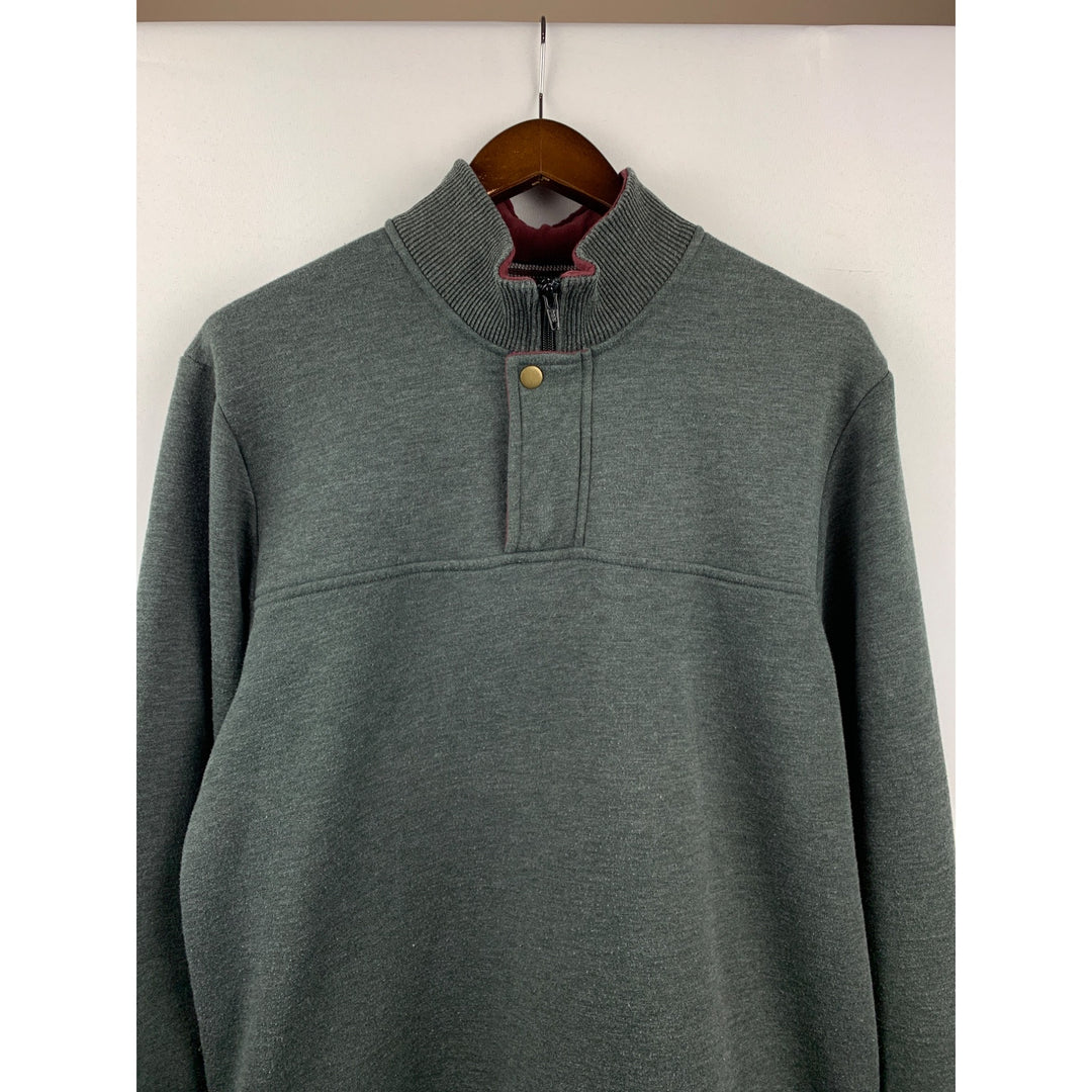 Men’s Orvis Gray Sweater with Buttons Size L