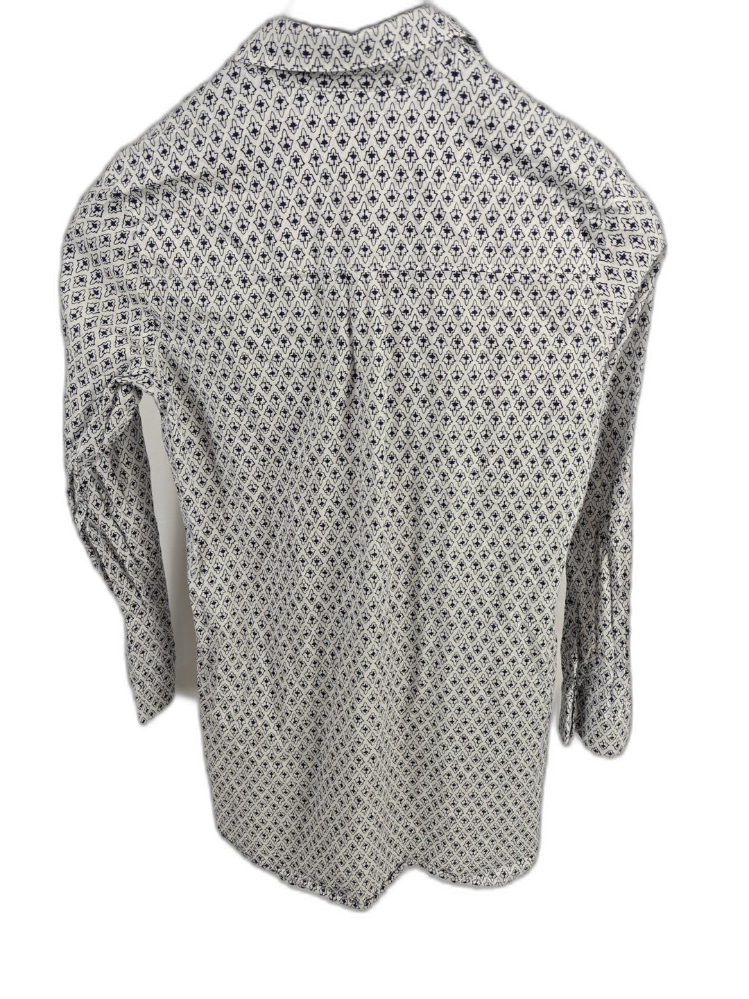 Mens Tommy Bahama Button Down Shirt White Black Size M