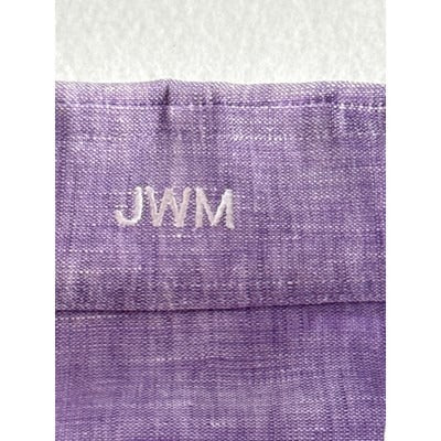 Men’s JWM J.Hillburn Purple Lino Dress Shirt L-XL