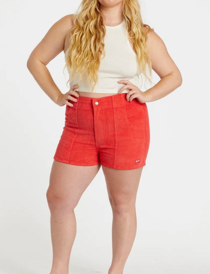 Hammies Corduroy Shorts Red NWT Size 34