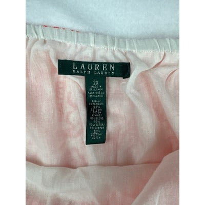 Lauren Ralph Lauren Womens Tiered Skirt Size 2X Colorful Pattern