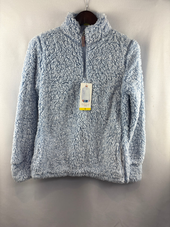 Women’s Weatherproof Vintage Small Periwinkle Sherpa Pullover