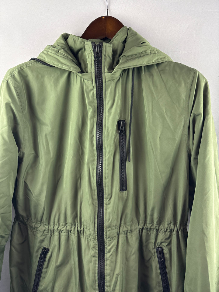 Women’s GapFit Medium Hunter Green Rain Jacket