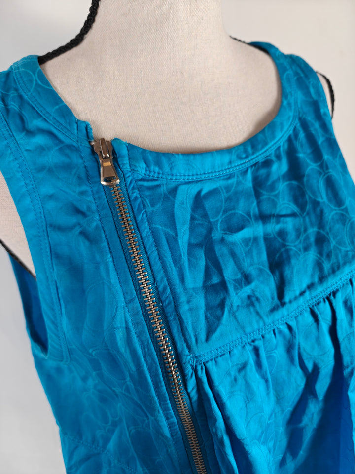 Womens Marc by Marc Jacobs Tiered Blouse Blue Size S