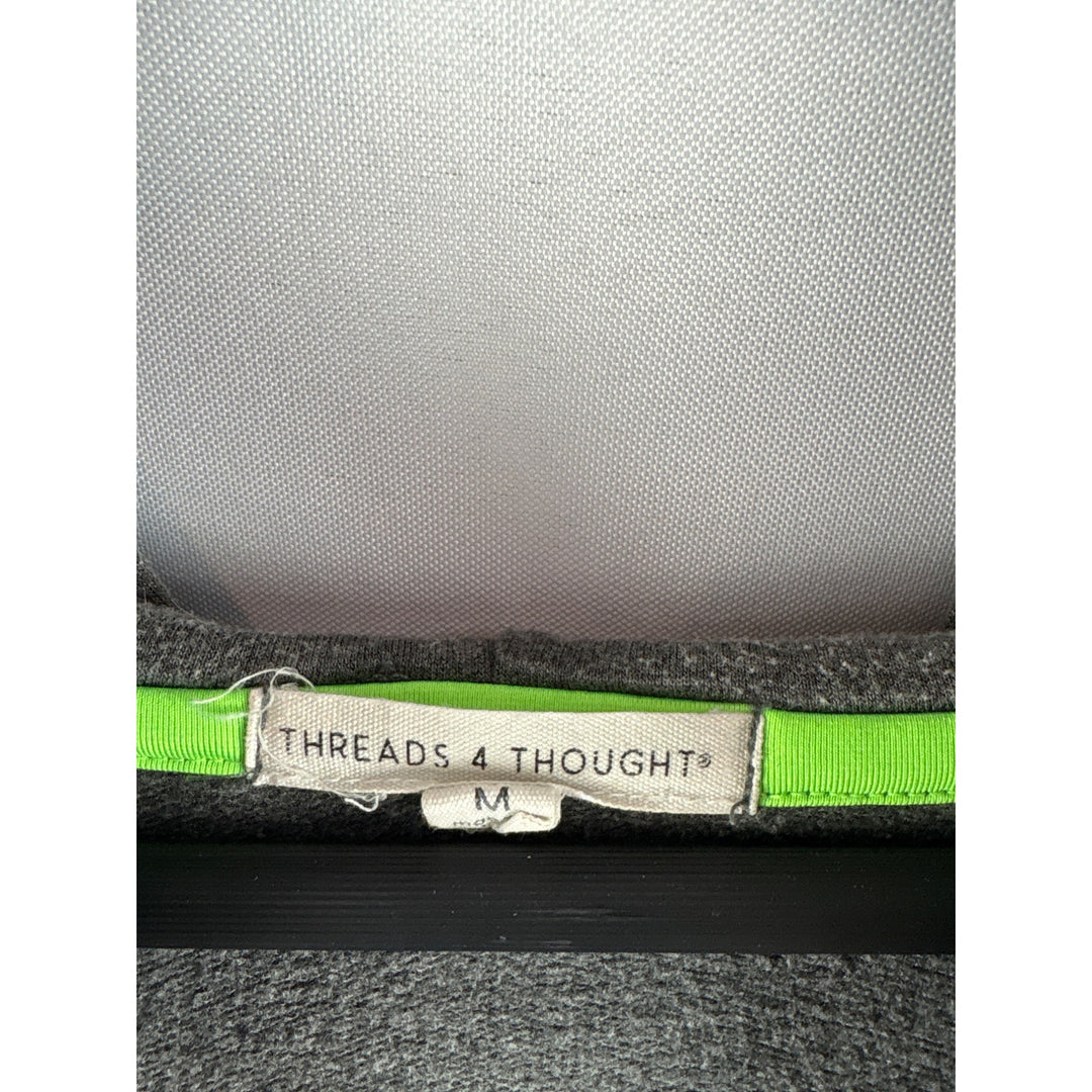 Threads 4 Thought Medium Gray Half-Zip Hoodie