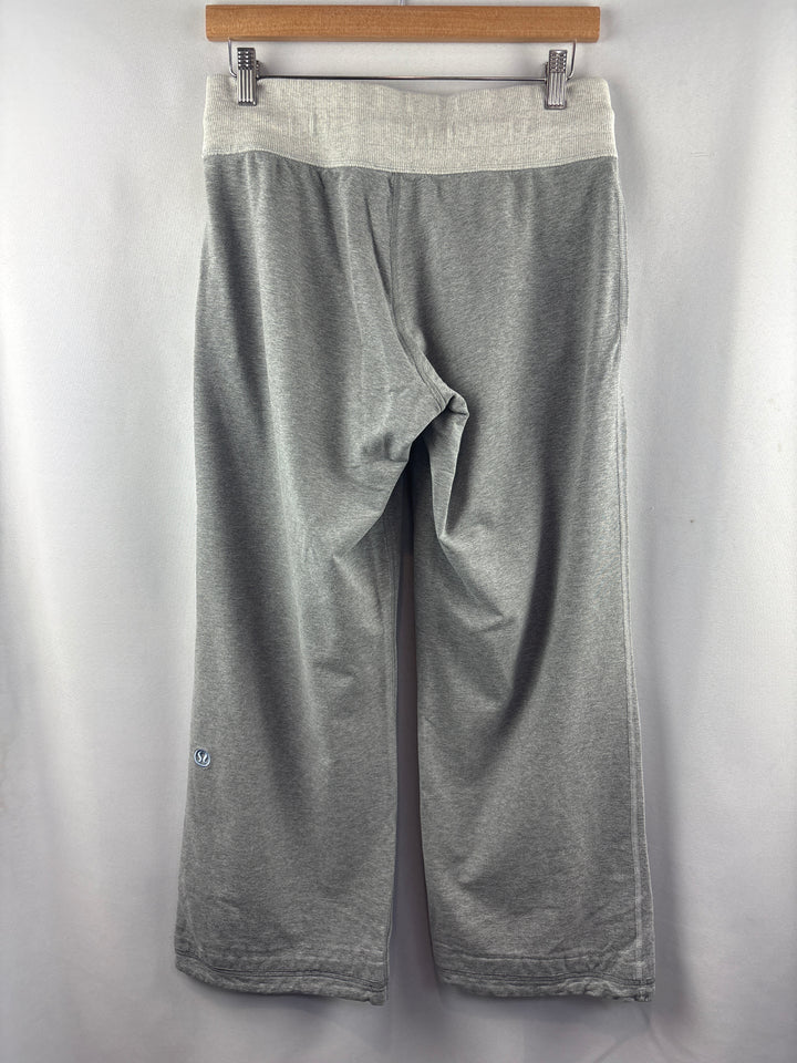 Women’s LuluLemon Size 8 Gray Wide Leg Lounge Pants