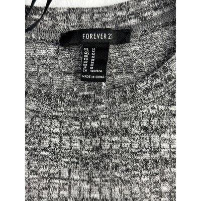 Women’s Forever 21 Grey Comfy Slitted Dress Sz M