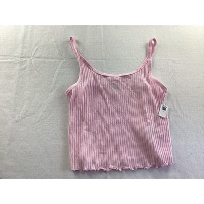 Old Navy Pink Ribbed Tank Top XL