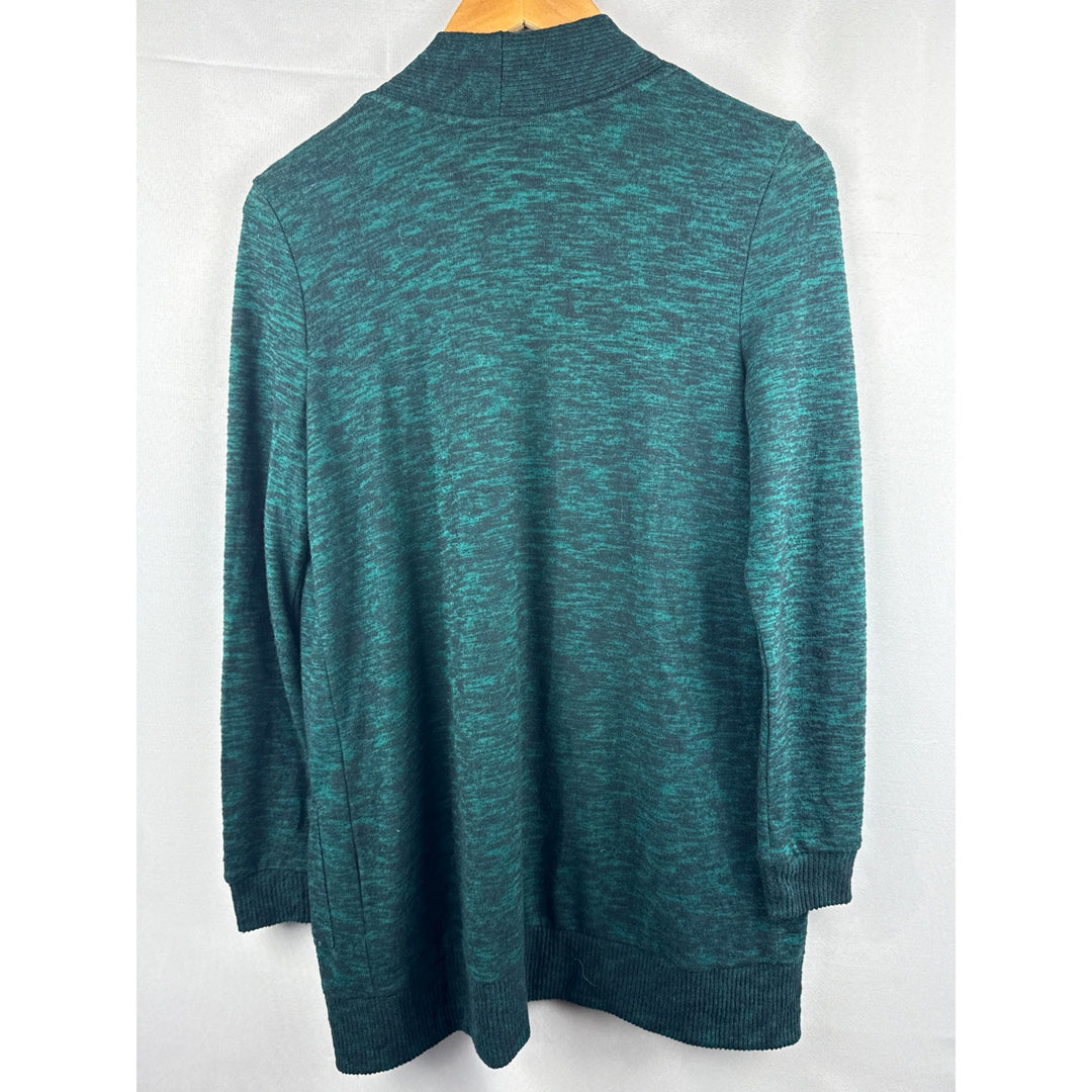Market & Spruce Teal Cardigan Sweater S
