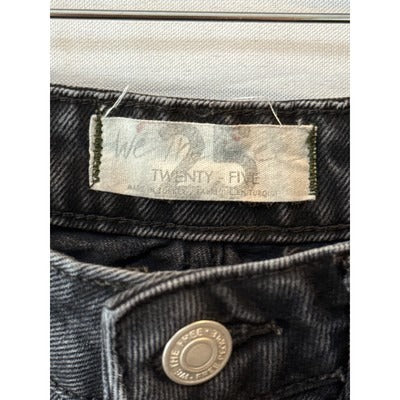 Vintage Levis 501 Womens Black Denim Jeans Size 25