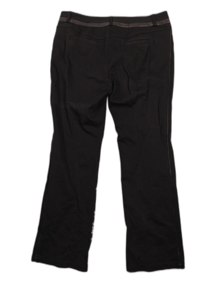Womens INC International Concepts Bootcut Pants Black Size 14