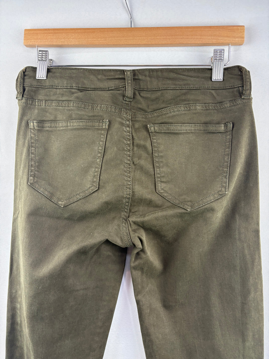 Women’s Buffalo David Bitton Size 4/27 Olive Green Skinny Jeans