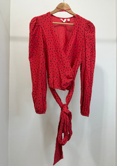 Billabong x Sincerely Jules Wrapped In Love Top SzL(10-12)